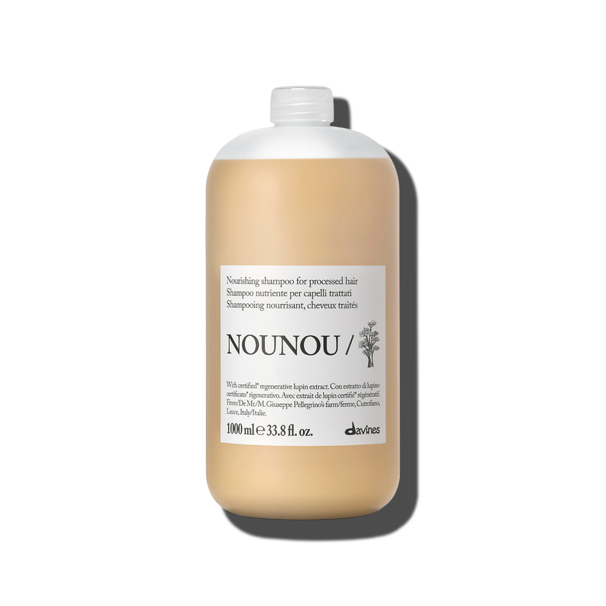 NouNou Shampoo liter size - Davines hair care at Solvi Salon, Boise, Idaho