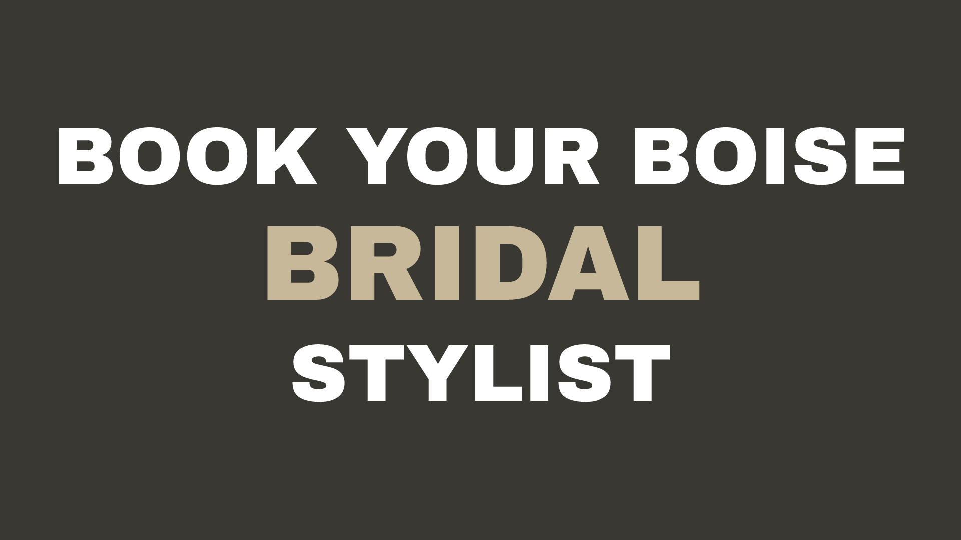 How to book a bridal stylist in Boise at Solvi Salon, Boise ID.