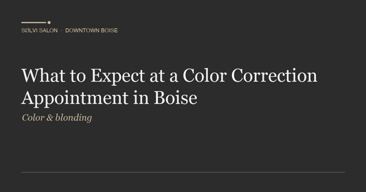 What to Expect at a Color Correction Appointment in Boise
