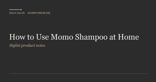 How to Use Momo Shampoo at Home