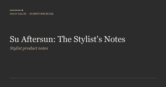 Su Aftersun: The Stylist's Notes