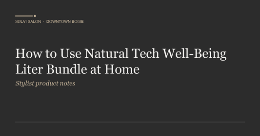 How to Use Natural Tech Well-Being Liter Bundle at Home