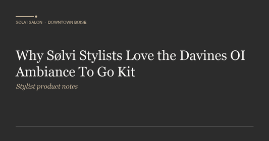 Why Sølvi Stylists Love the Davines OI Ambiance To Go Kit