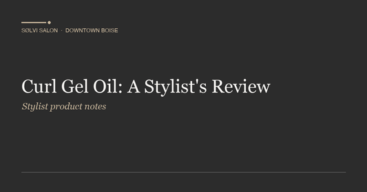 Curl Gel Oil: A Stylist's Review