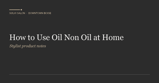 How to Use Oil Non Oil at Home