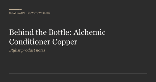 Behind the Bottle: Alchemic Conditioner Copper