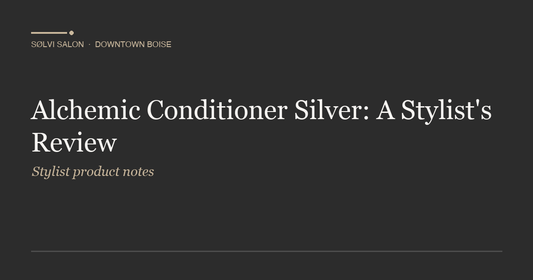 Alchemic Conditioner Silver: A Stylist's Review