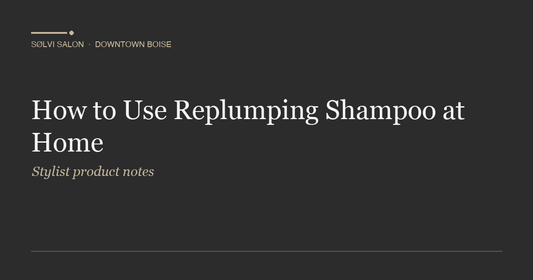 How to Use Replumping Shampoo at Home