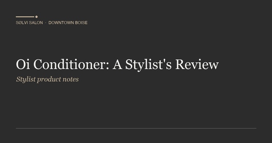 Oi Conditioner: A Stylist's Review