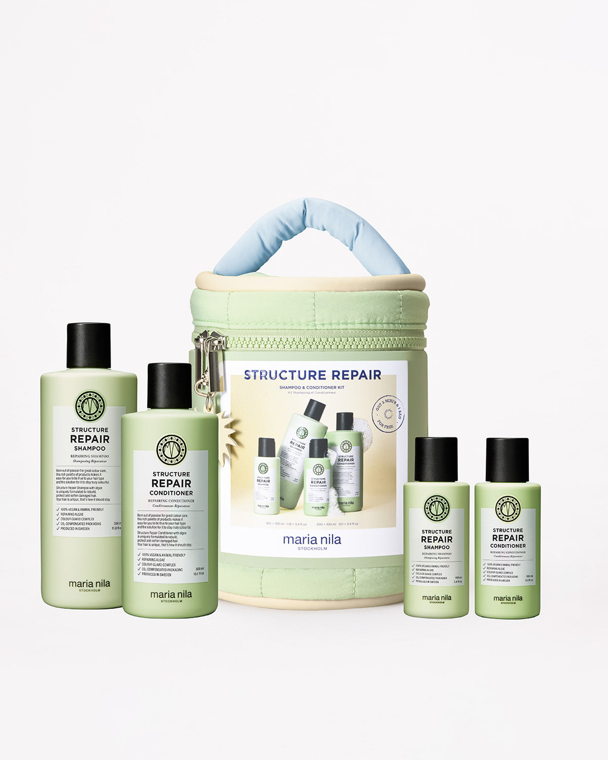 Structure Repair Beauty Bag - Maria Nila hair care at Solvi Salon, Boise, Idaho