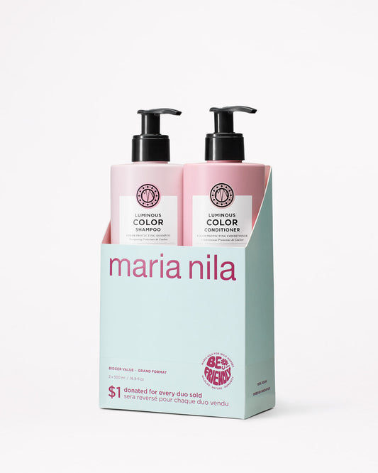 Luminous Colour Care Duo - Maria Nila hair care at Solvi Salon, Boise, Idaho