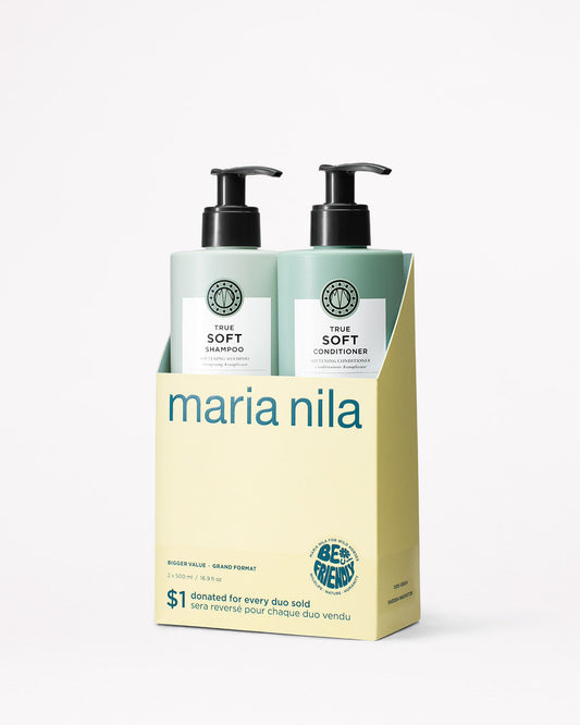 True Soft Care Duo - Maria Nila hair care at Solvi Salon, Boise, Idaho