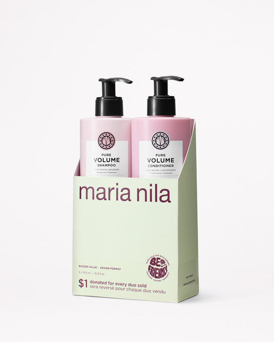 Pure Volume Care Duo - Maria Nila hair care at Solvi Salon, Boise, Idaho