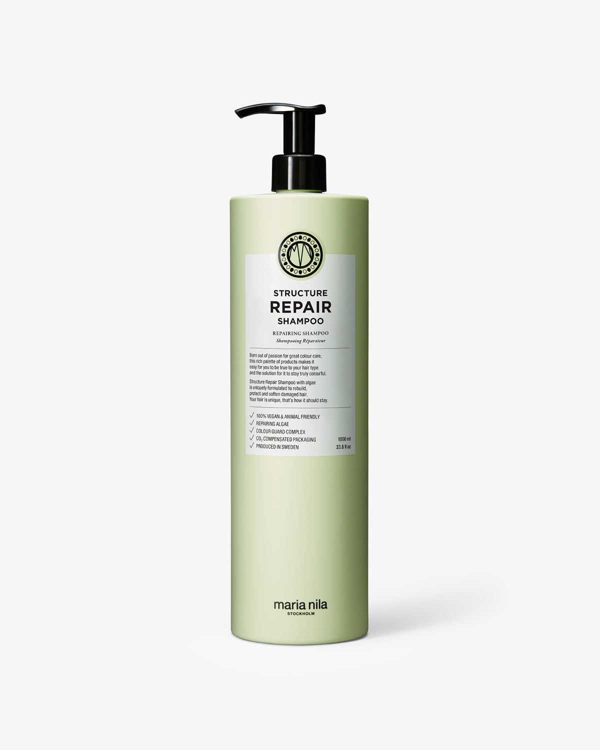Structure Repair Shampoo Liter - Maria Nila hair care at Solvi Salon, Boise, Idaho