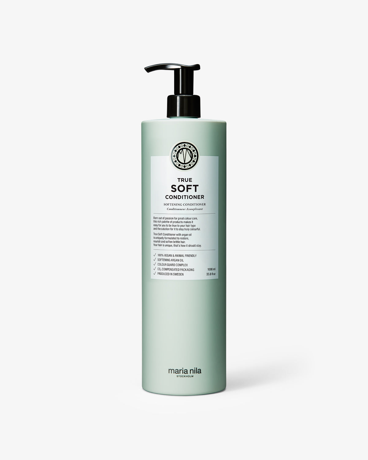 True Soft Conditioner Liter - Maria Nila hair care at Solvi Salon, Boise, Idaho