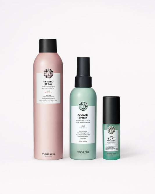 Beach Waves Set - Maria Nila hair care at Solvi Salon, Boise, Idaho