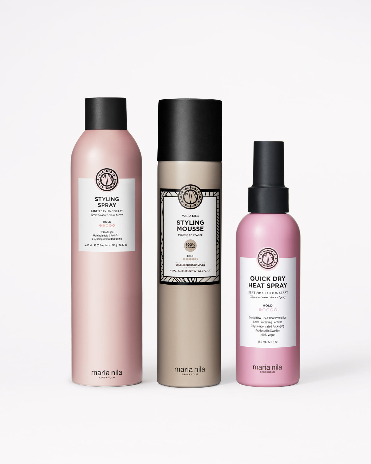Blow Out Set - Maria Nila hair care at Solvi Salon, Boise, Idaho