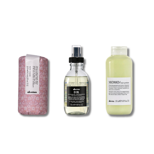 The Curly Bundle - Davines hair care at Solvi Salon, Boise, Idaho