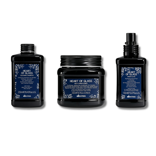 Heart of Glass Bundle: Brighten &amp; Strengthen Blonde Hair - Davines hair care at Solvi Salon, Boise, Idaho