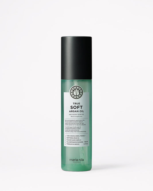 True Soft Argan Oil - Maria Nila hair care at Solvi Salon, Boise, Idaho