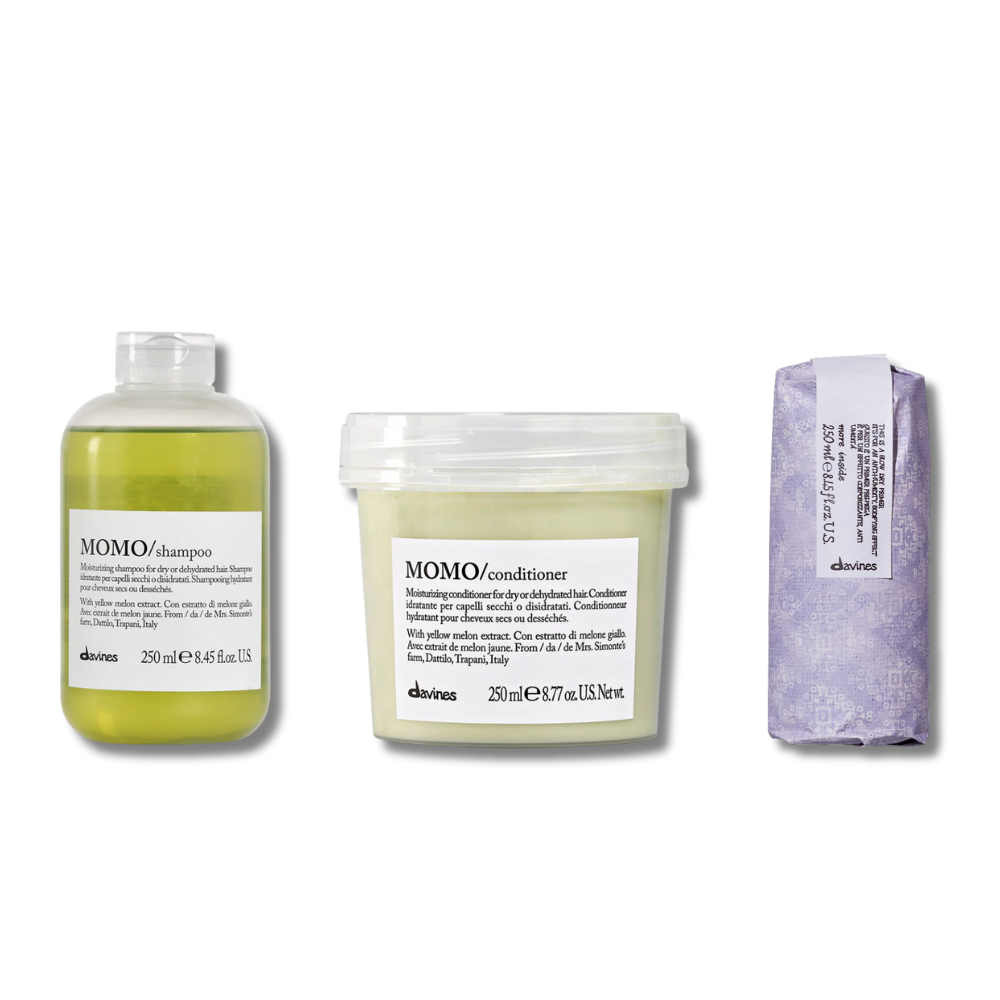 Momo Bundle: Ultimate Hydration for Dry Hair - Davines hair care at Solvi Salon, Boise, Idaho