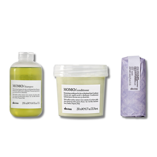 Momo Bundle: Ultimate Hydration for Dry Hair - Davines hair care at Solvi Salon, Boise, Idaho