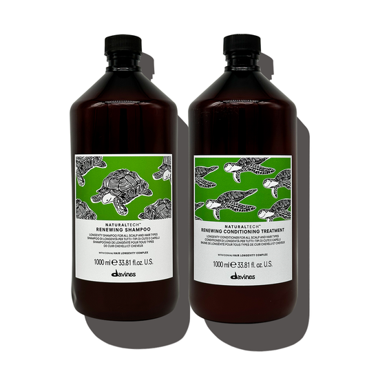 Natural Tech Renewing Liter Bundle - Davines hair care at Solvi Salon, Boise, Idaho