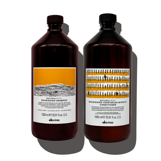Natural Tech Nourishing Liter Bundle - Davines hair care at Solvi Salon, Boise, Idaho