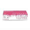 Styletek Pink Powder Free Gloves 100pk at Sølvi Salon, Boise Idaho