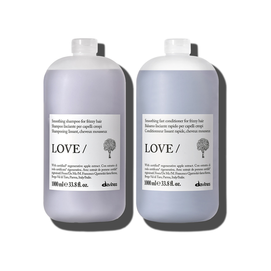 Love Smooth Liter Bundle - Davines hair care at Solvi Salon, Boise, Idaho