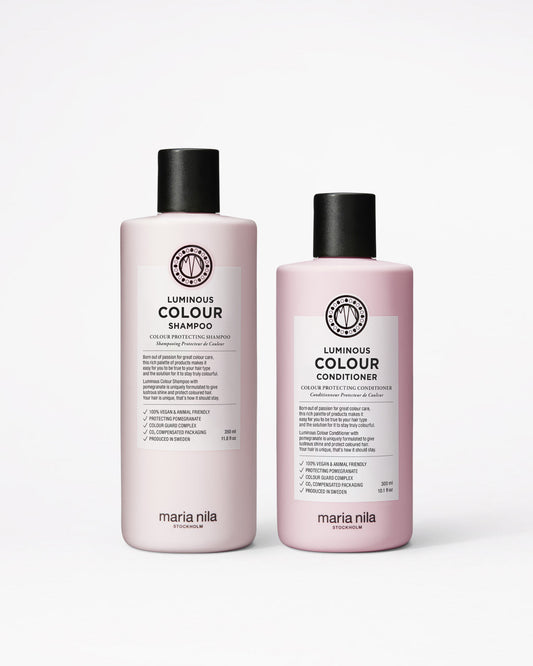 Luminous Colour Shampoo + Conditioner Duo - Maria Nila hair care at Solvi Salon, Boise, Idaho