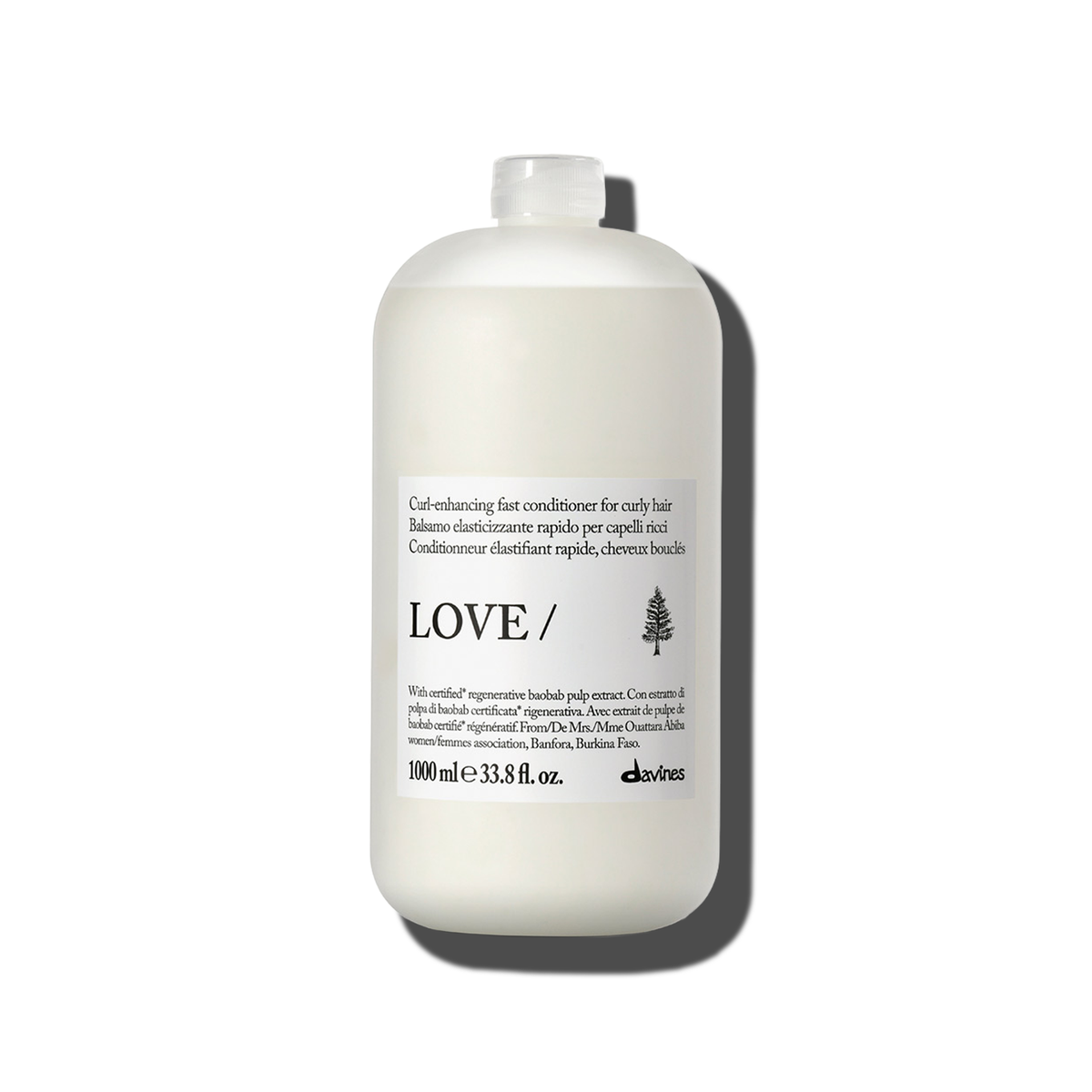 Love Curl Conditioner liter size - Davines hair care at Solvi Salon, Boise, Idaho