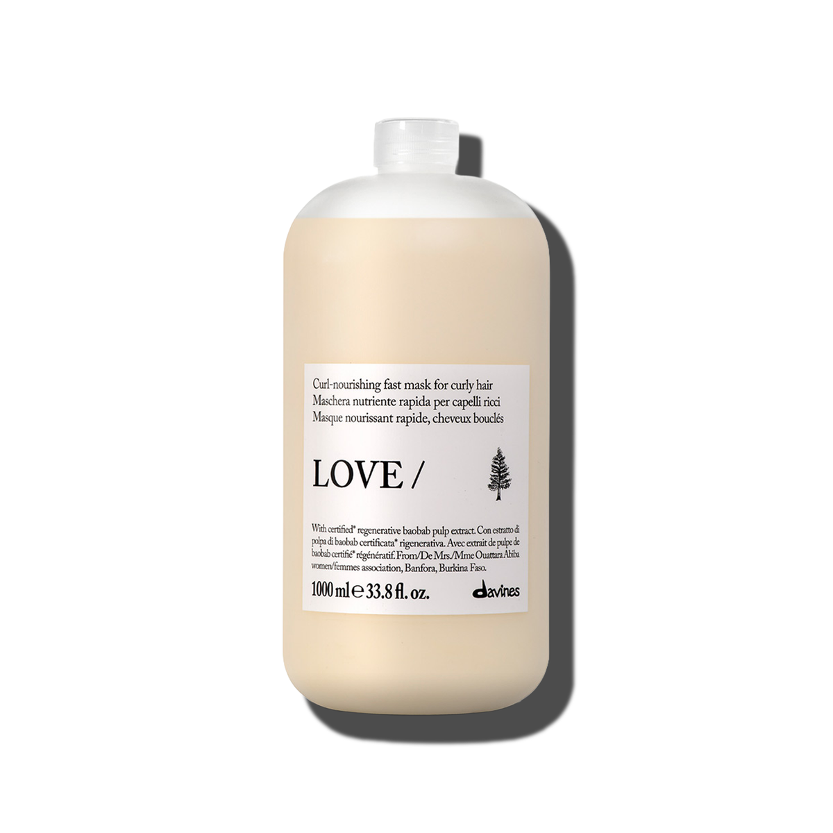 Love Curl Hair Mask liter size - Davines hair care at Solvi Salon, Boise, Idaho