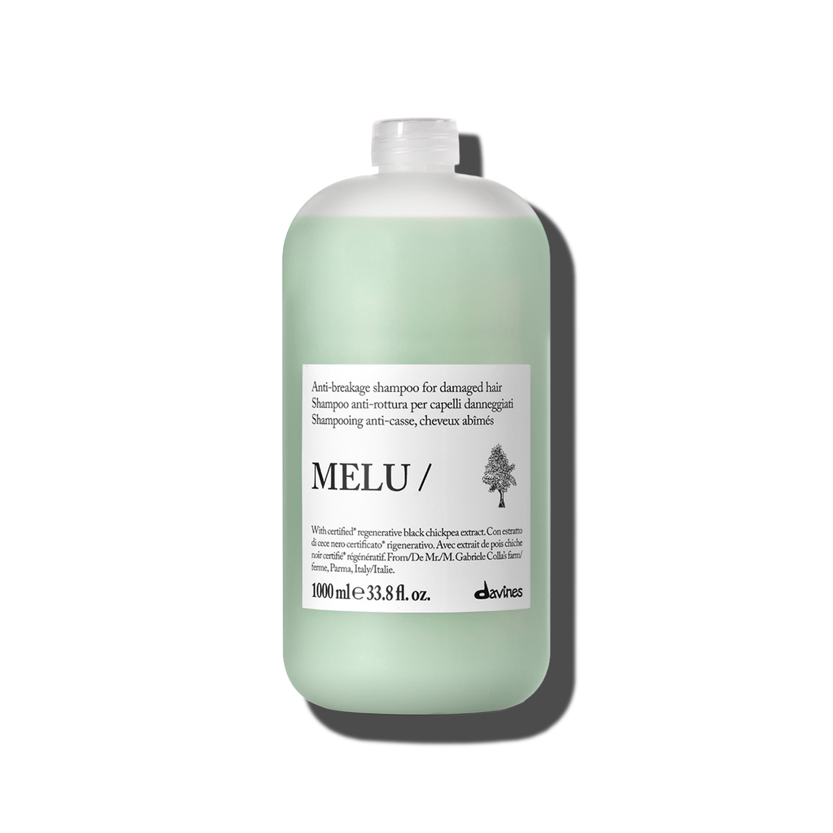 Melu Shampoo liter size - Davines hair care at Solvi Salon, Boise, Idaho