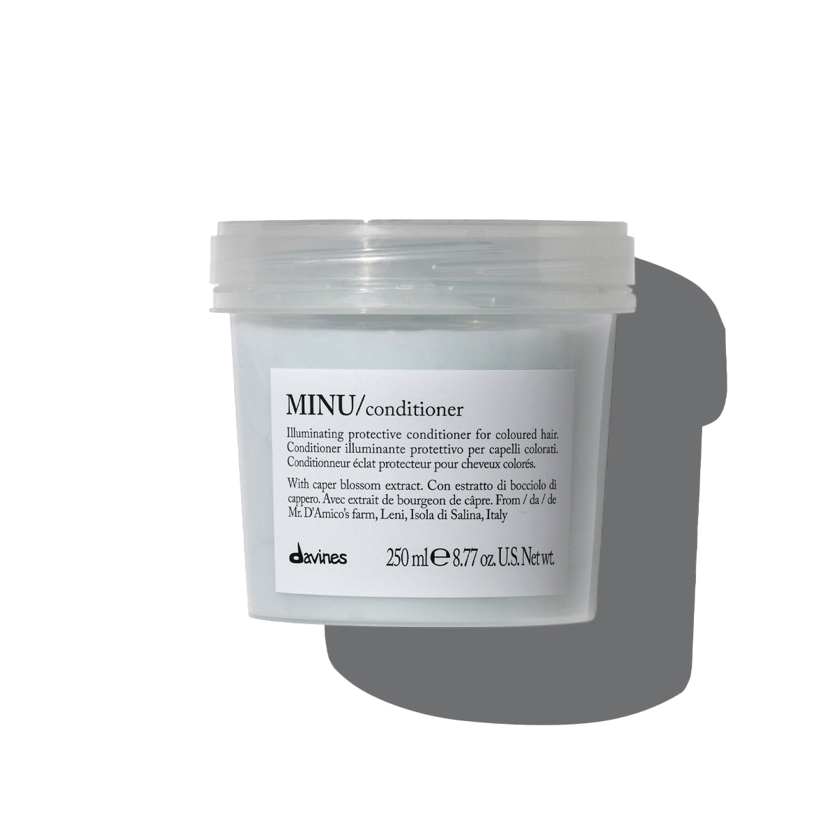 Minu Conditioner standard size - Davines hair care at Solvi Salon, Boise, Idaho