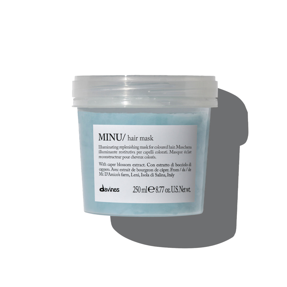 Minu Hair Mask standard size - Davines hair care at Solvi Salon, Boise, Idaho