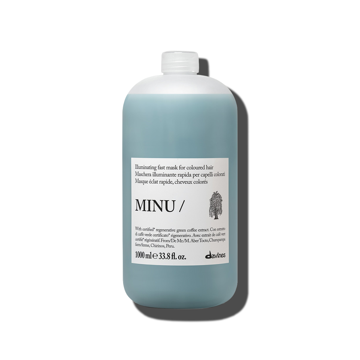 Minu Hair Mask liter size - Davines hair care at Solvi Salon, Boise, Idaho
