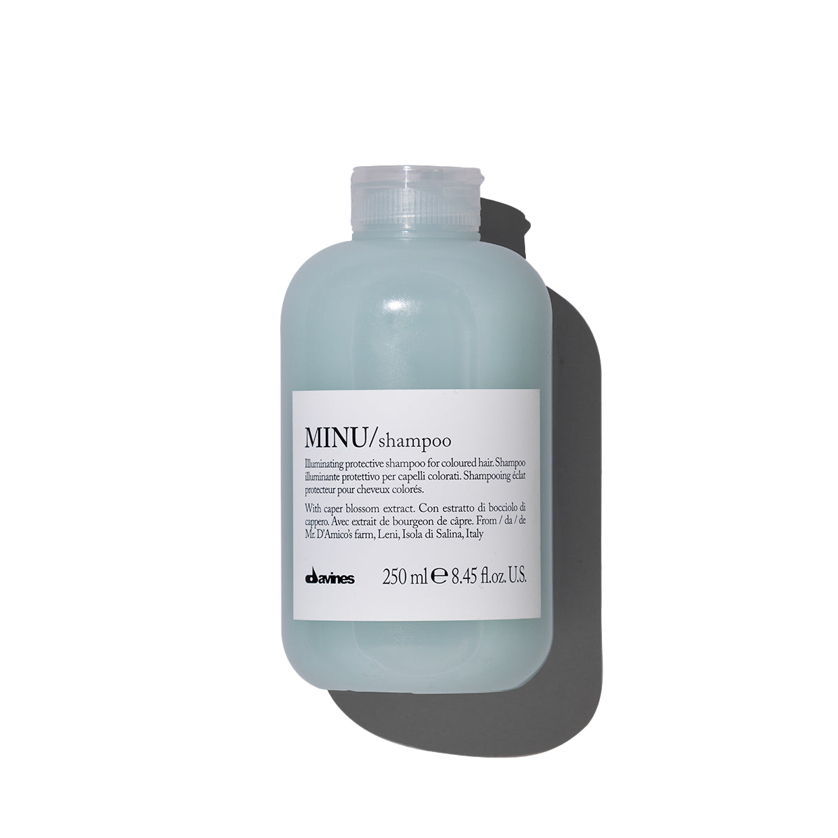 Minu Shampoo standard size - Davines hair care at Solvi Salon, Boise, Idaho