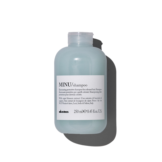 Minu Shampoo standard size - Davines hair care at Solvi Salon, Boise, Idaho