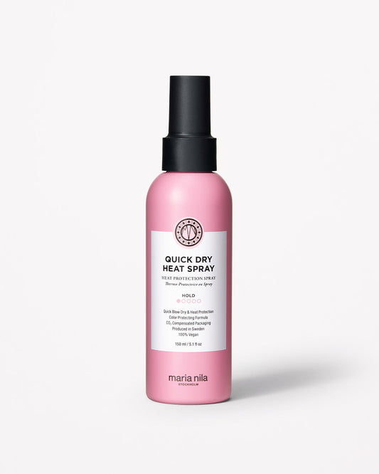 Quick Dry Heat Spray - Maria Nila hair care at Solvi Salon, Boise, Idaho