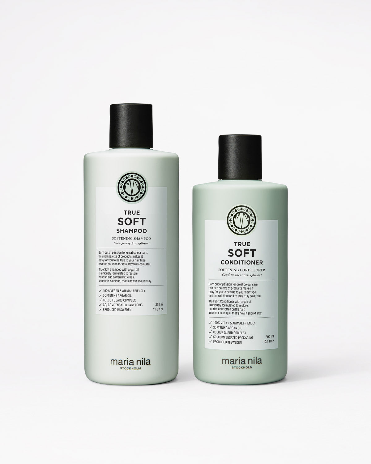 True Soft Shampoo + Conditioner Duo - Maria Nila hair care at Solvi Salon, Boise, Idaho