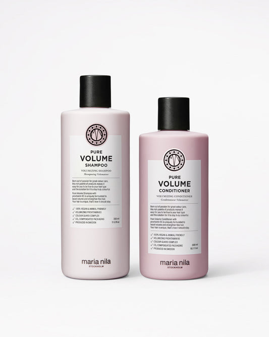 Pure Volume Shampoo + Conditioner Duo - Maria Nila hair care at Solvi Salon, Boise, Idaho